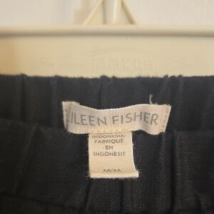 Eileen Fisher 100% Organic Linen Cropped Pants